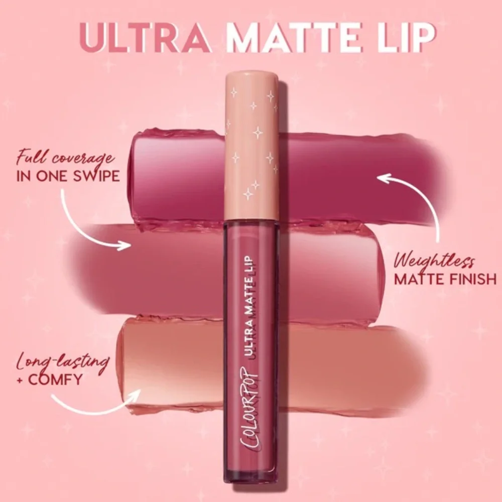ColourPop Ultra Matte Lip Off the Record Red Long Lasting Liquid Lipstick NIB